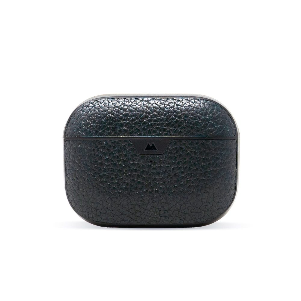 Black Leather AirPods Pro Case - Image 2