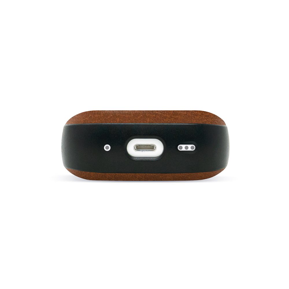 Brown Leather AirPods Pro Case - Image 2