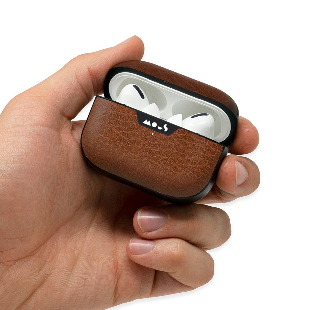 Brown Leather AirPods Pro Case - Image 4