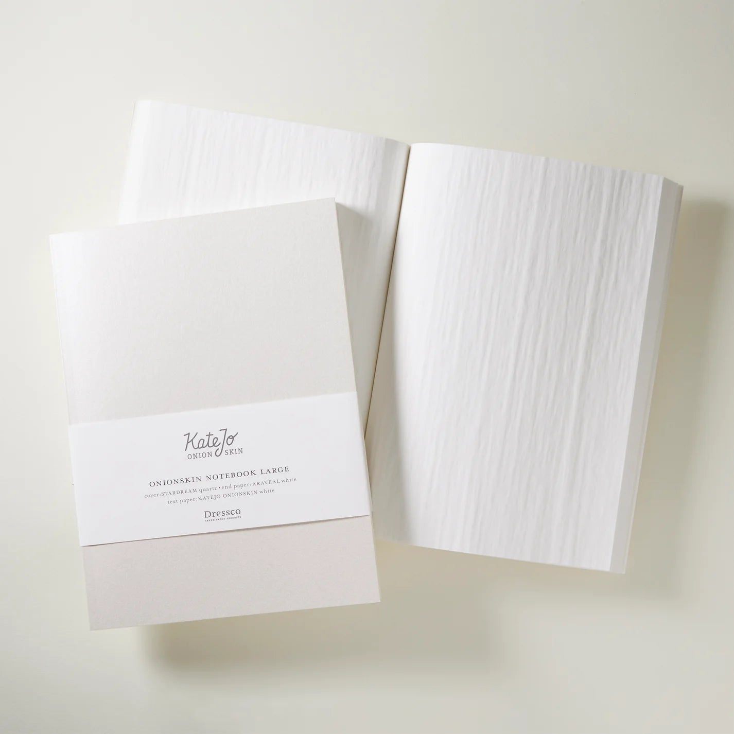 Carnet Takeo Dressco Onionskin Blanc