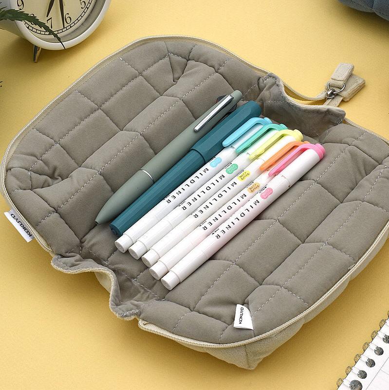 Trousse Matelassée Mococo Kokuyo (3 coloris au choix)