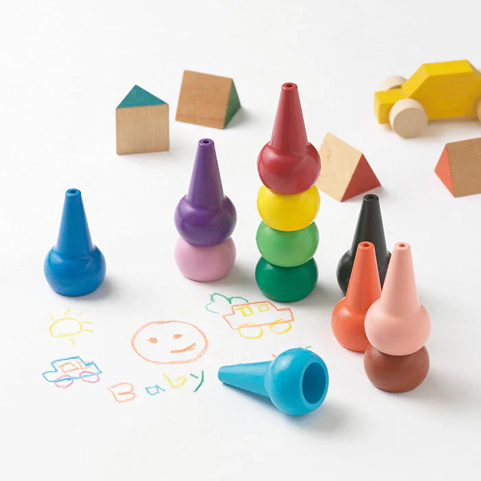 Baby Color 12 Crayons de Couleur Empilables