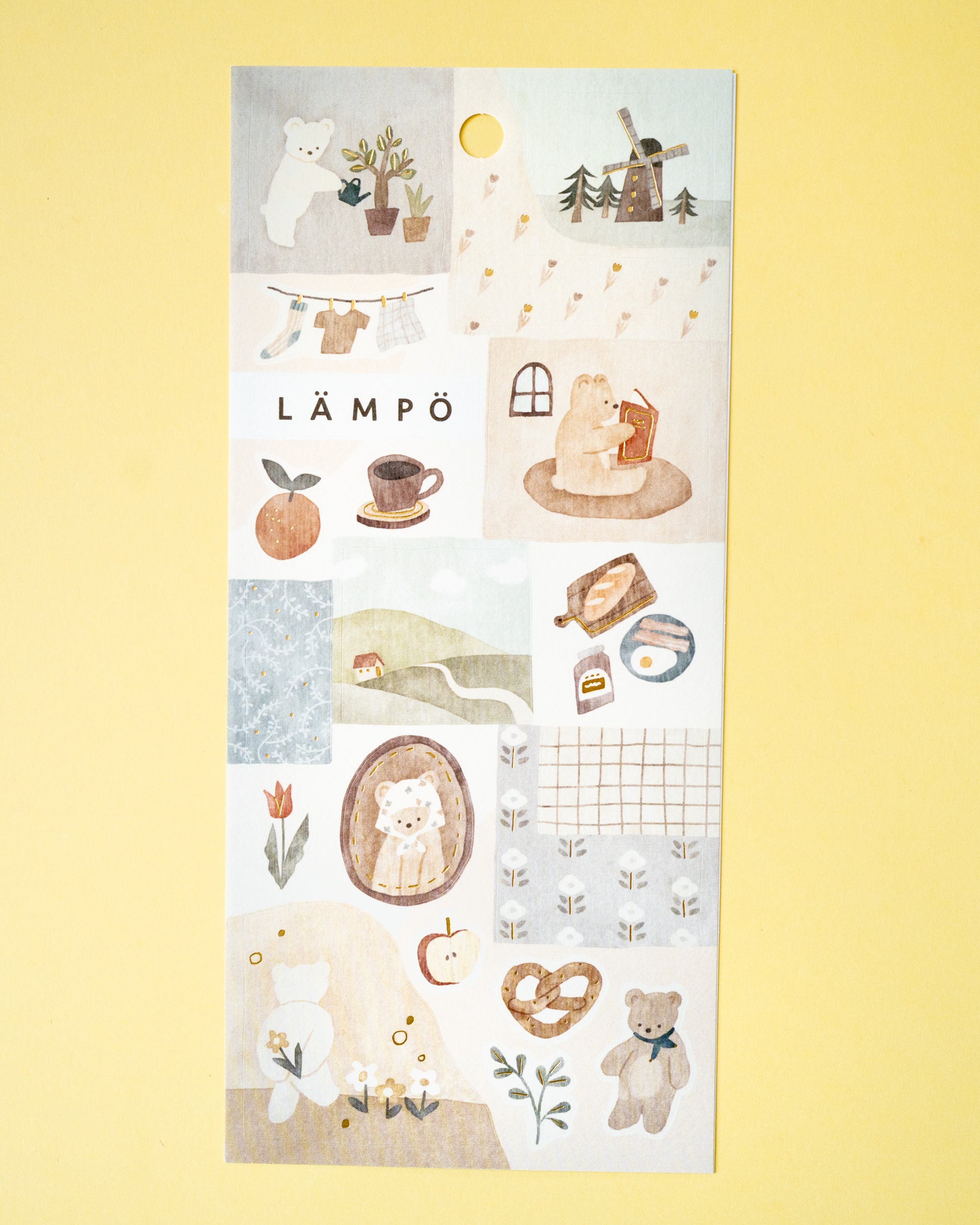 Stickers LÄmpö Ours Le Matin