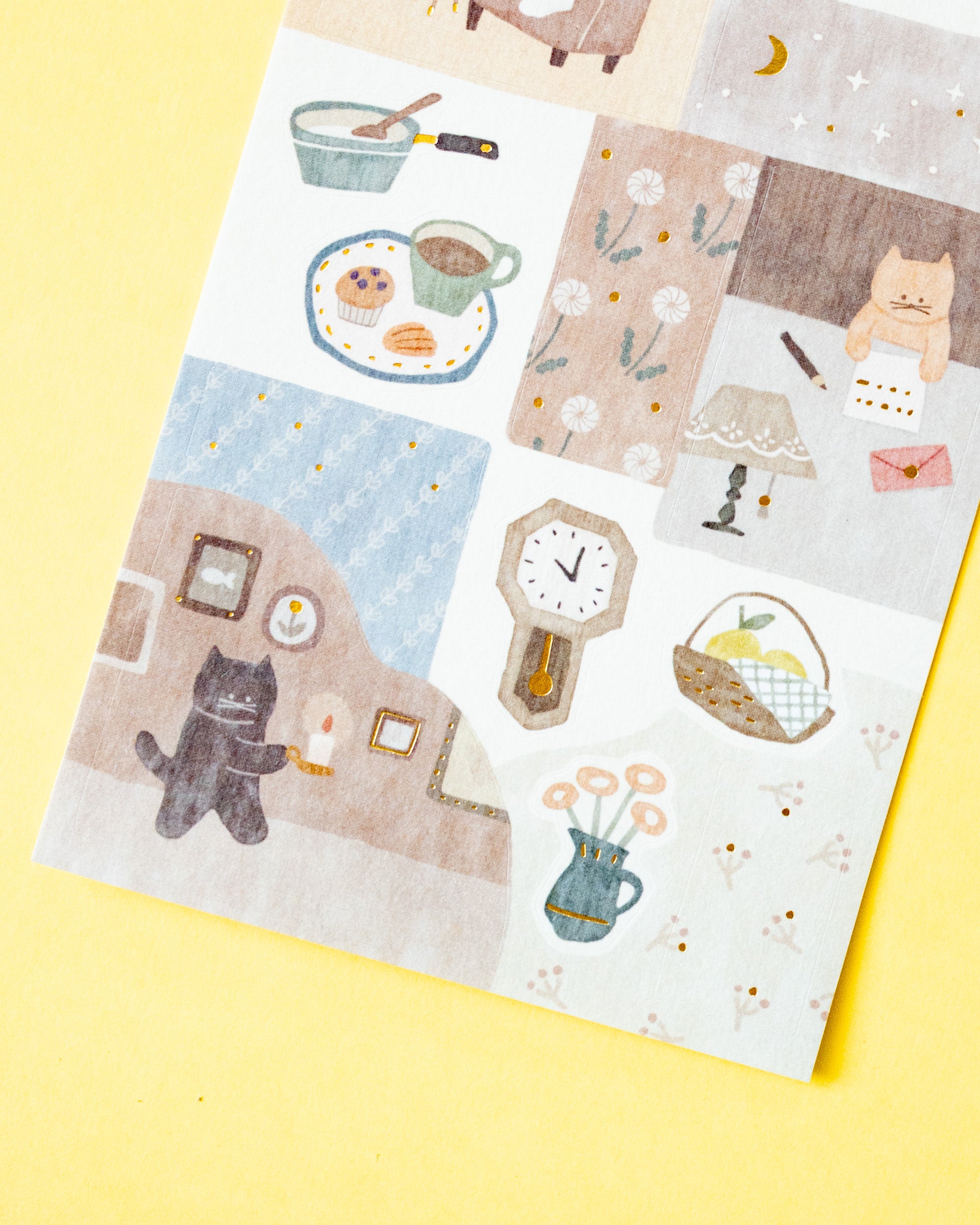 Stickers LÄmpö  Chat à la Nuit Tombée