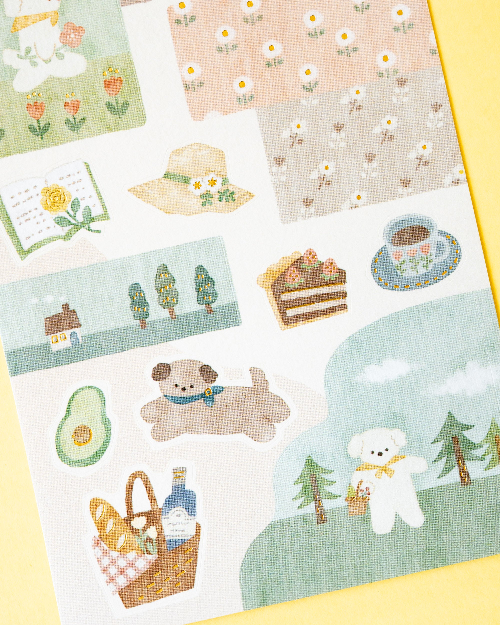 Stickers LÄmpö Chiens durant L'Après-midi