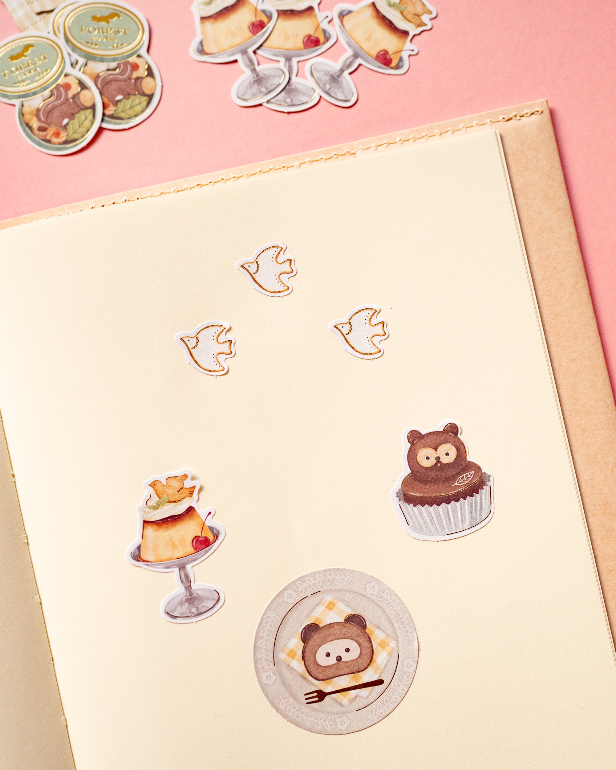 Flakes Stickers Gourmandises de la Forêt Mofeets