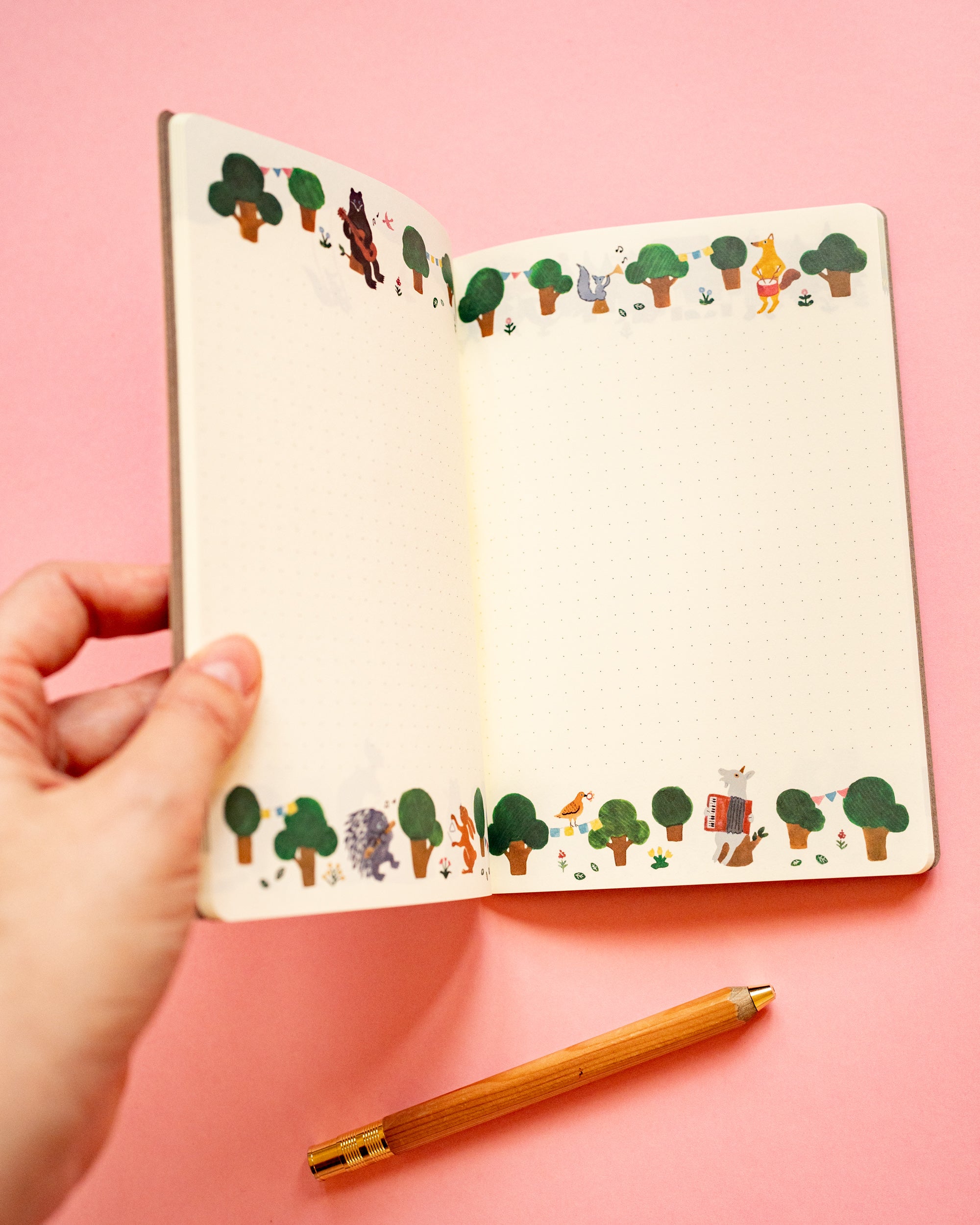 Carnet Yuru Log Animaux de la Forêt