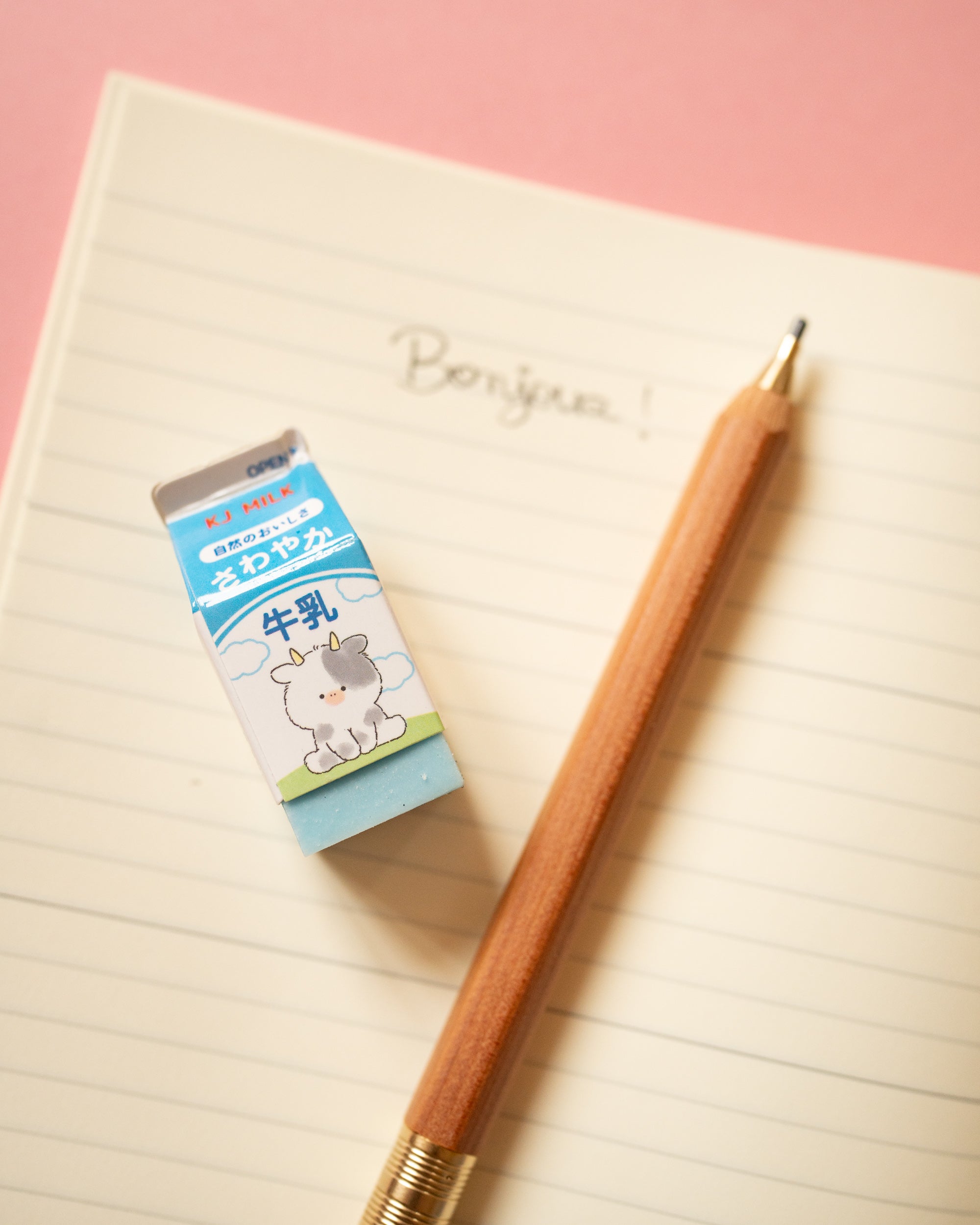 Pochette Surprise Gomme Brique de Lait Animaux Kamio