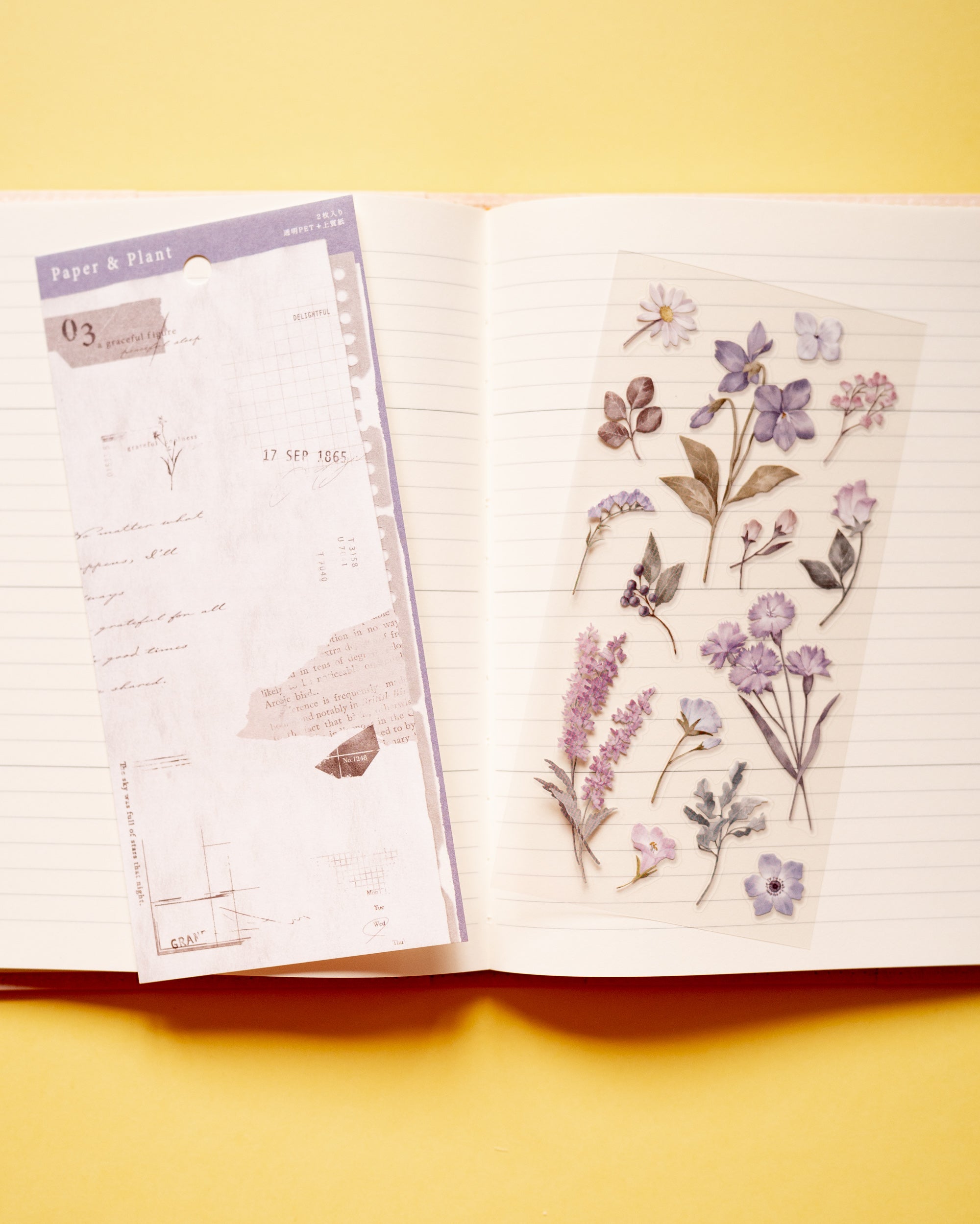 Stickers Botaniques Paper and Plant Mind Wave (3 coloris disponibles)