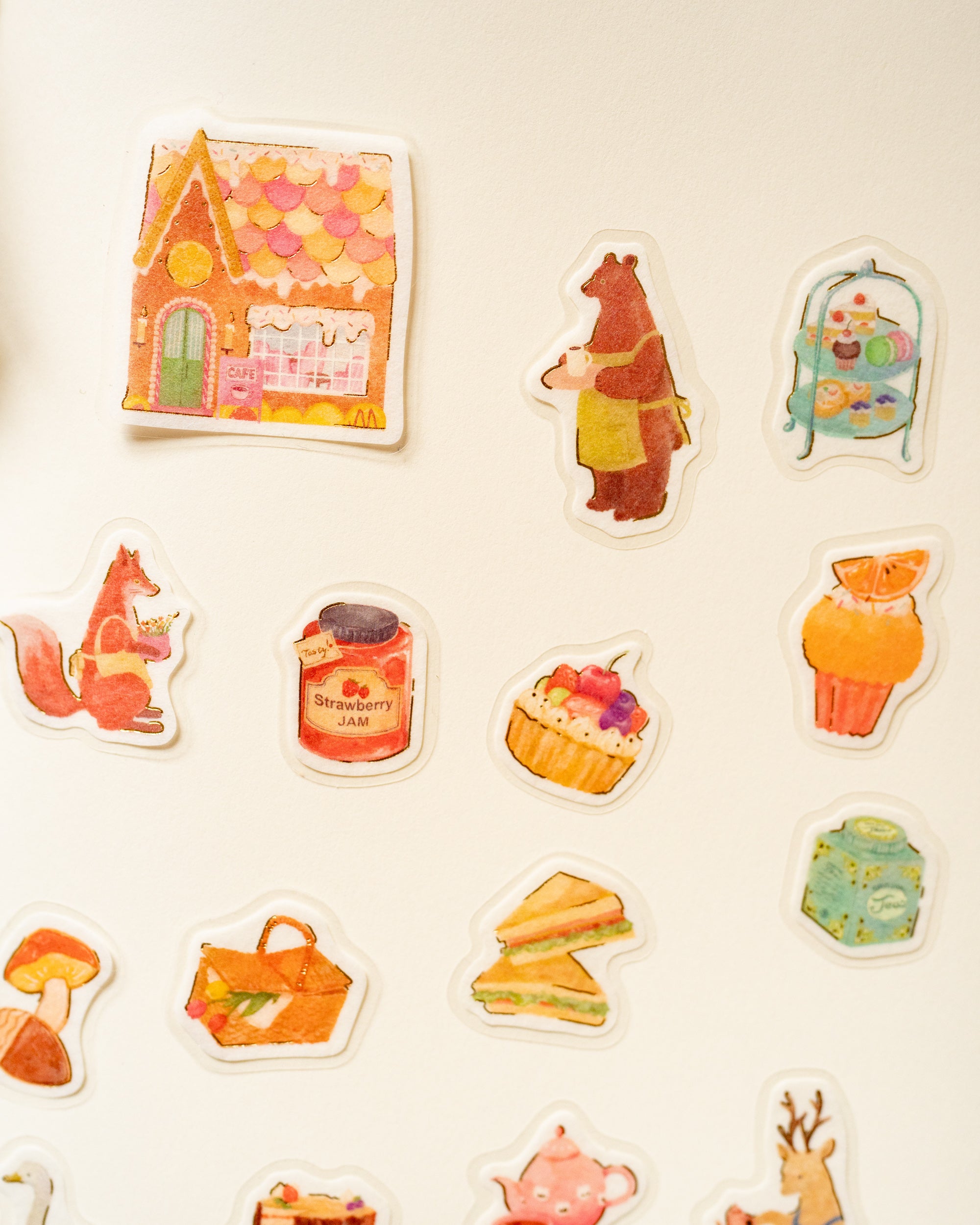 Stickers Flocons Sweet Café BGM