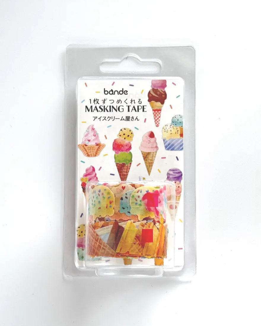 Bande Washi Tape Sticker Glaces