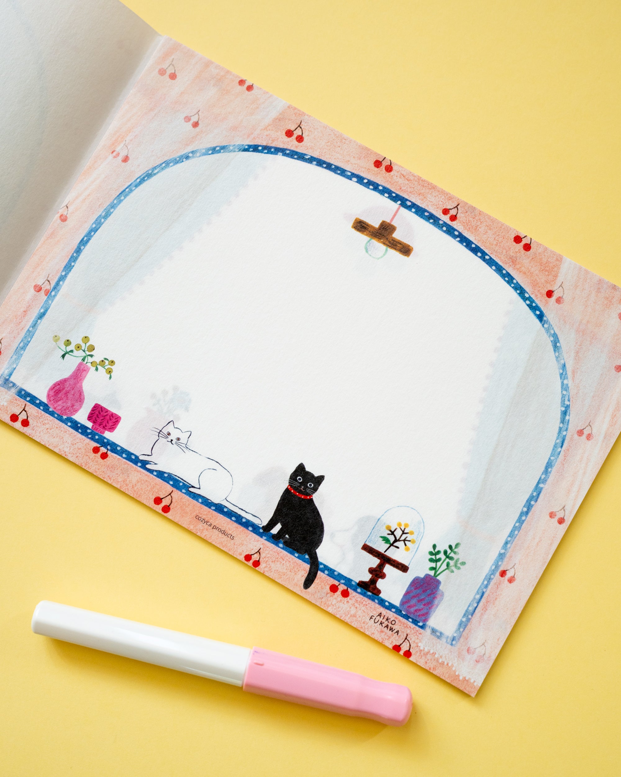 Bloc de Papier à Lettres Par la Fenêtre Aiko Fukawa