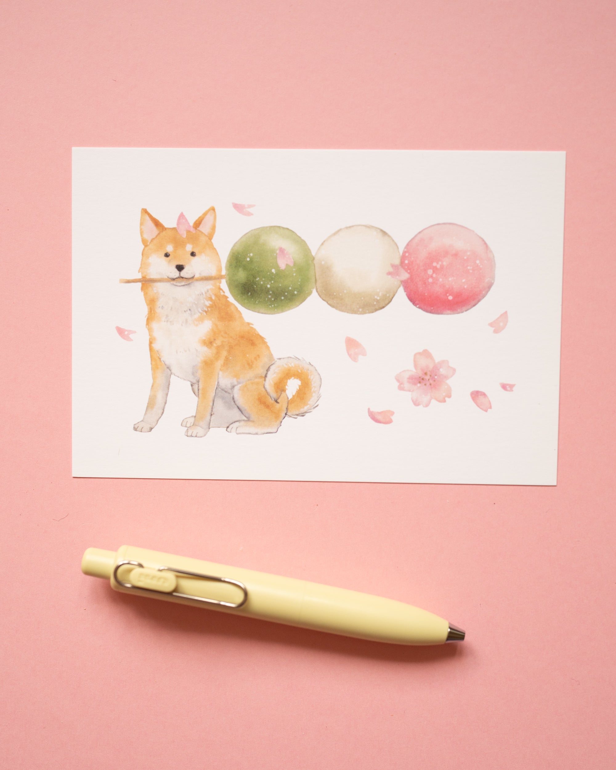 Carte Shiba Dango et Sakura