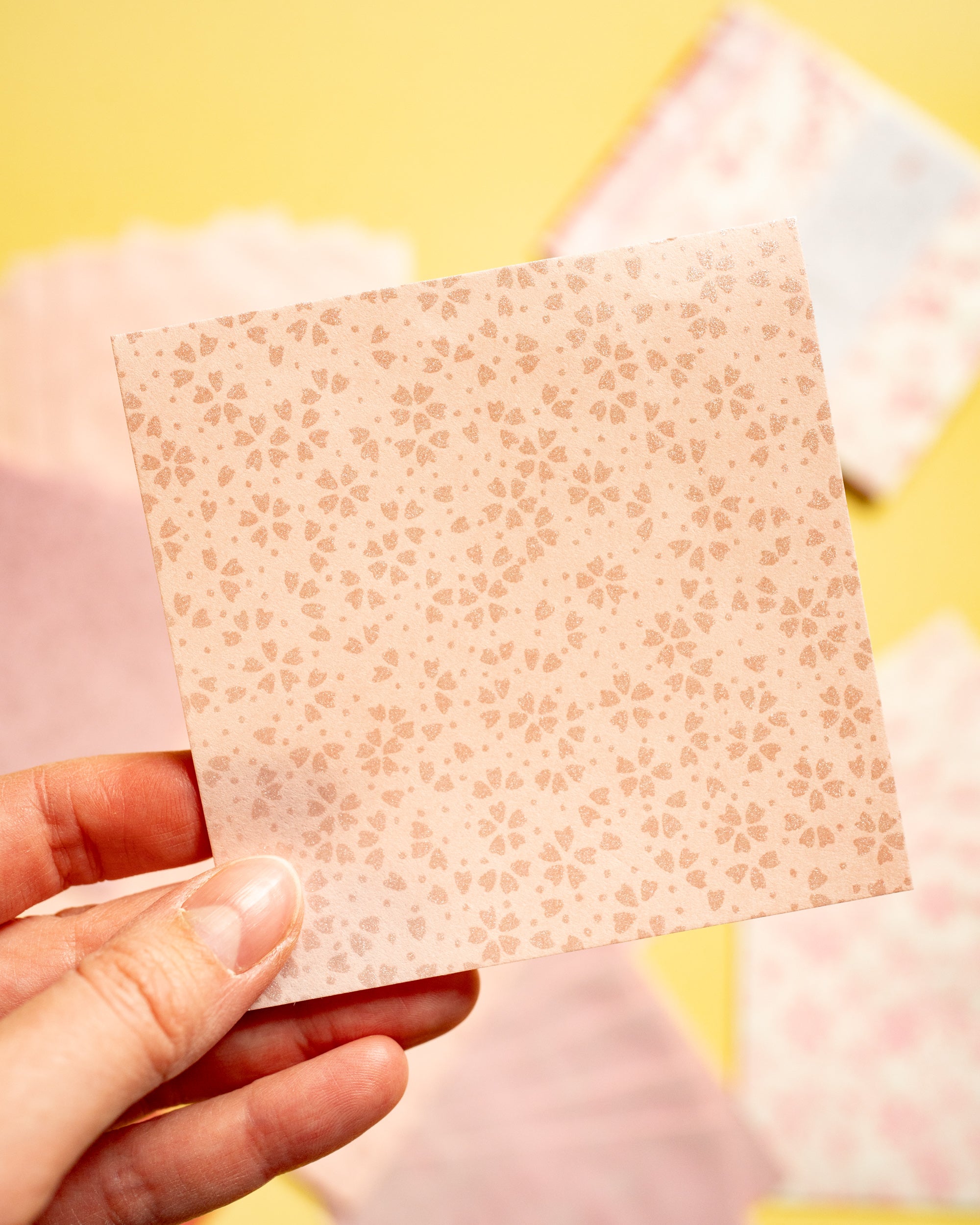 Papier à Origami ou Scrapbooking Sakura