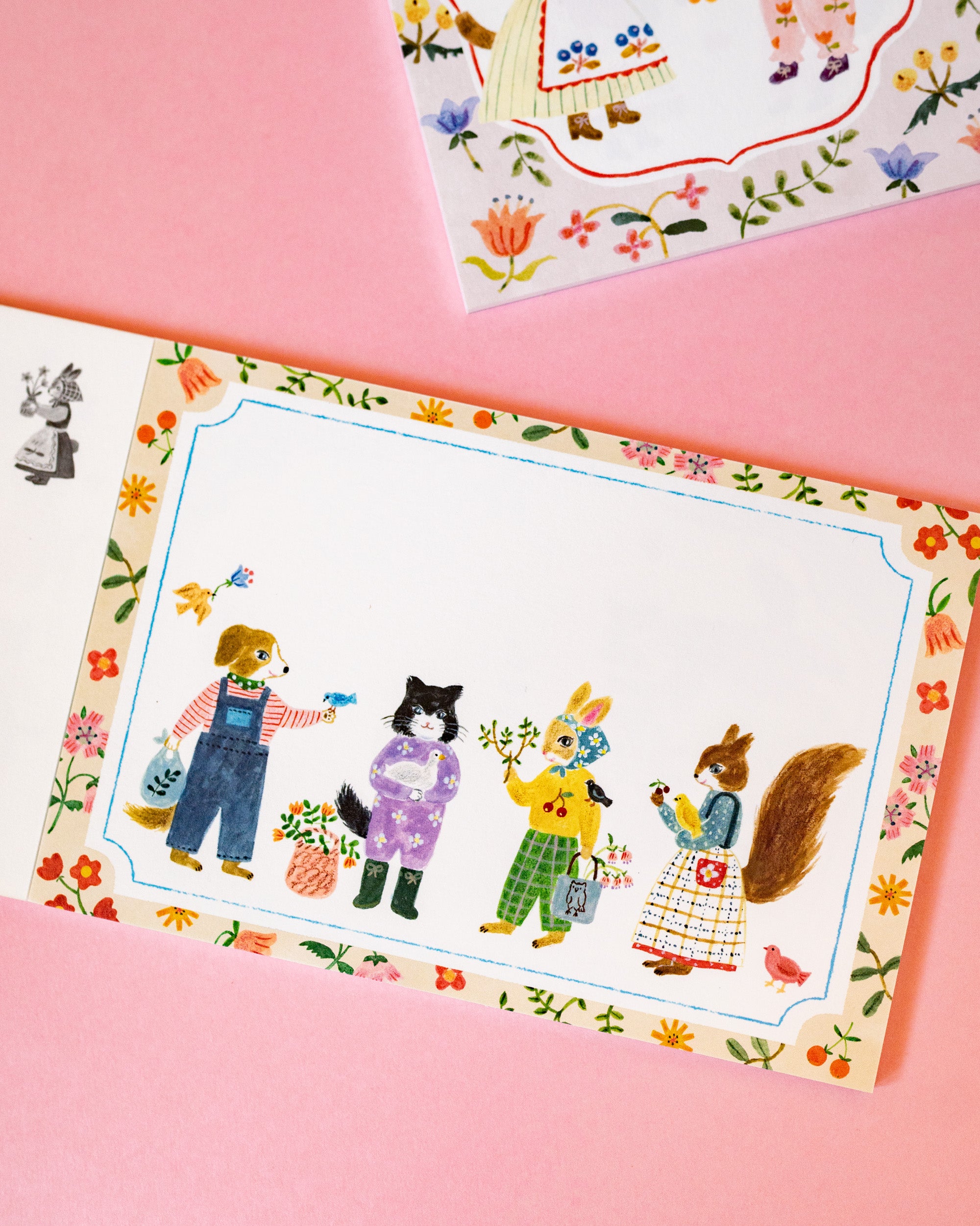 Bloc de 10 Cartes Postales Amis Duveteux Aiko Fukawa