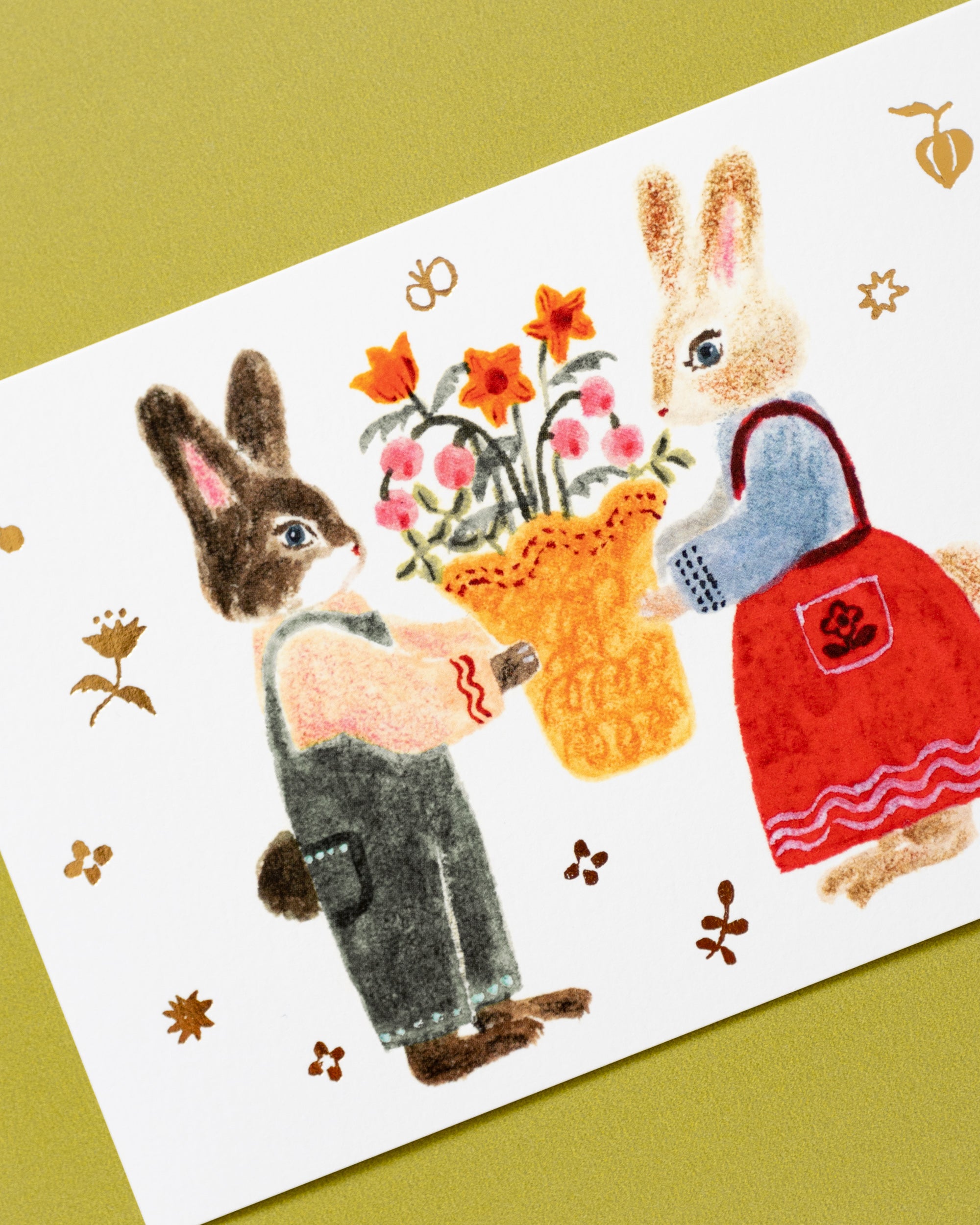 Carte postale Aiko Fukawa Lapins Amoureux Festival