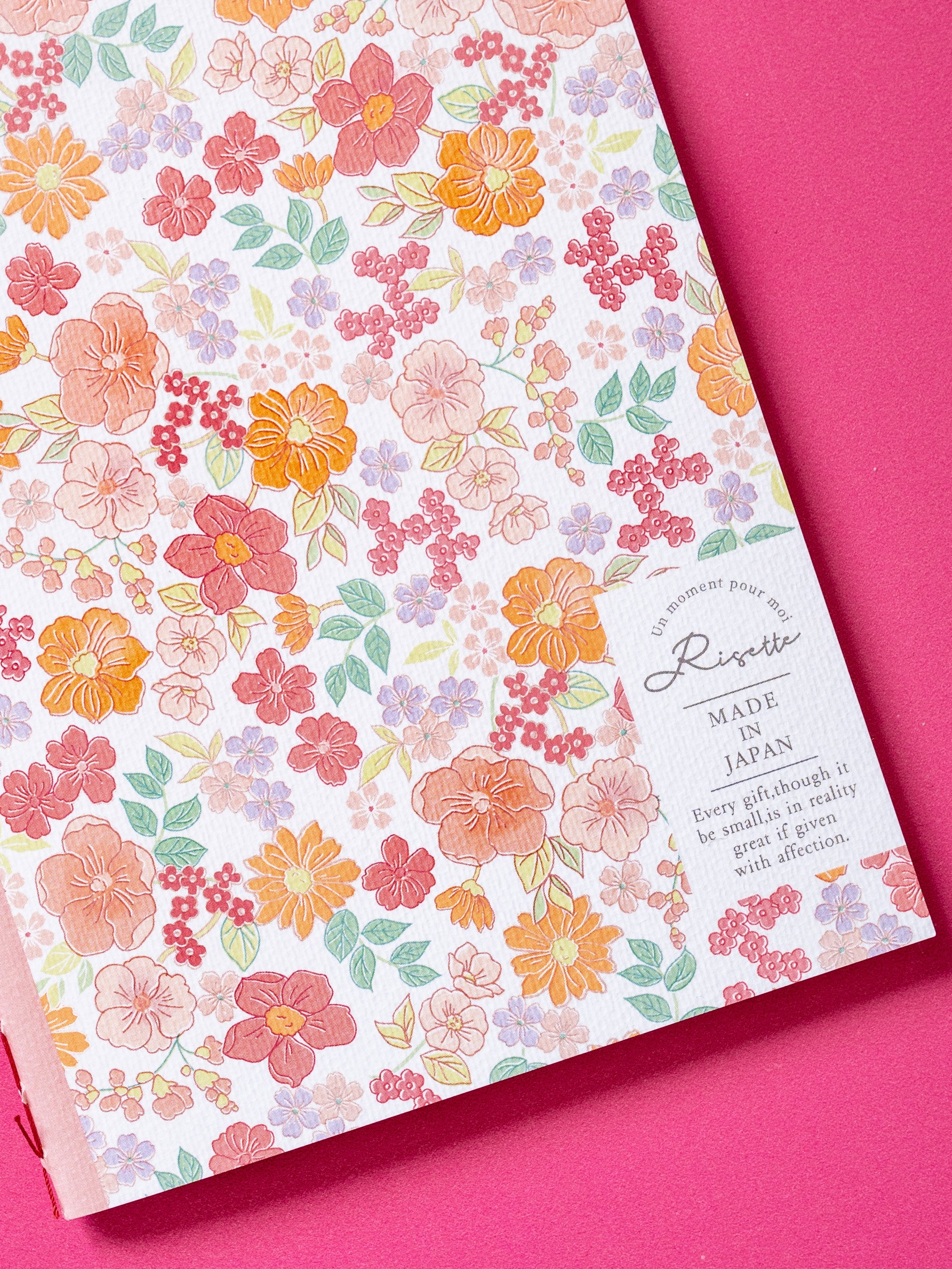 Carnet Risette Fleurs